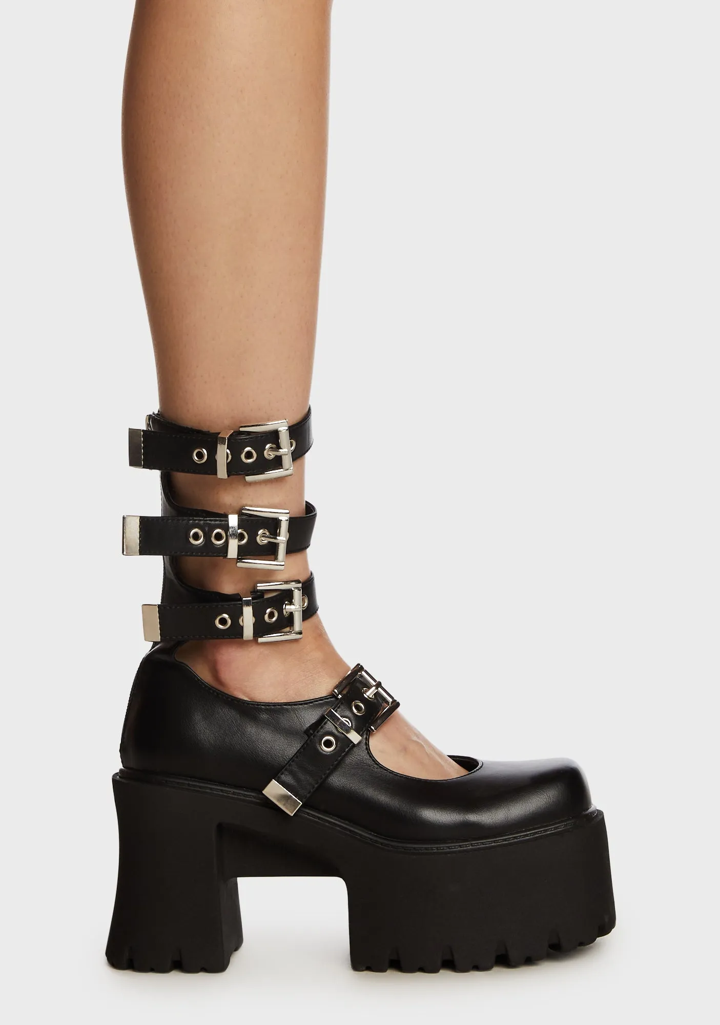 Make Me Platform Mary Janes-