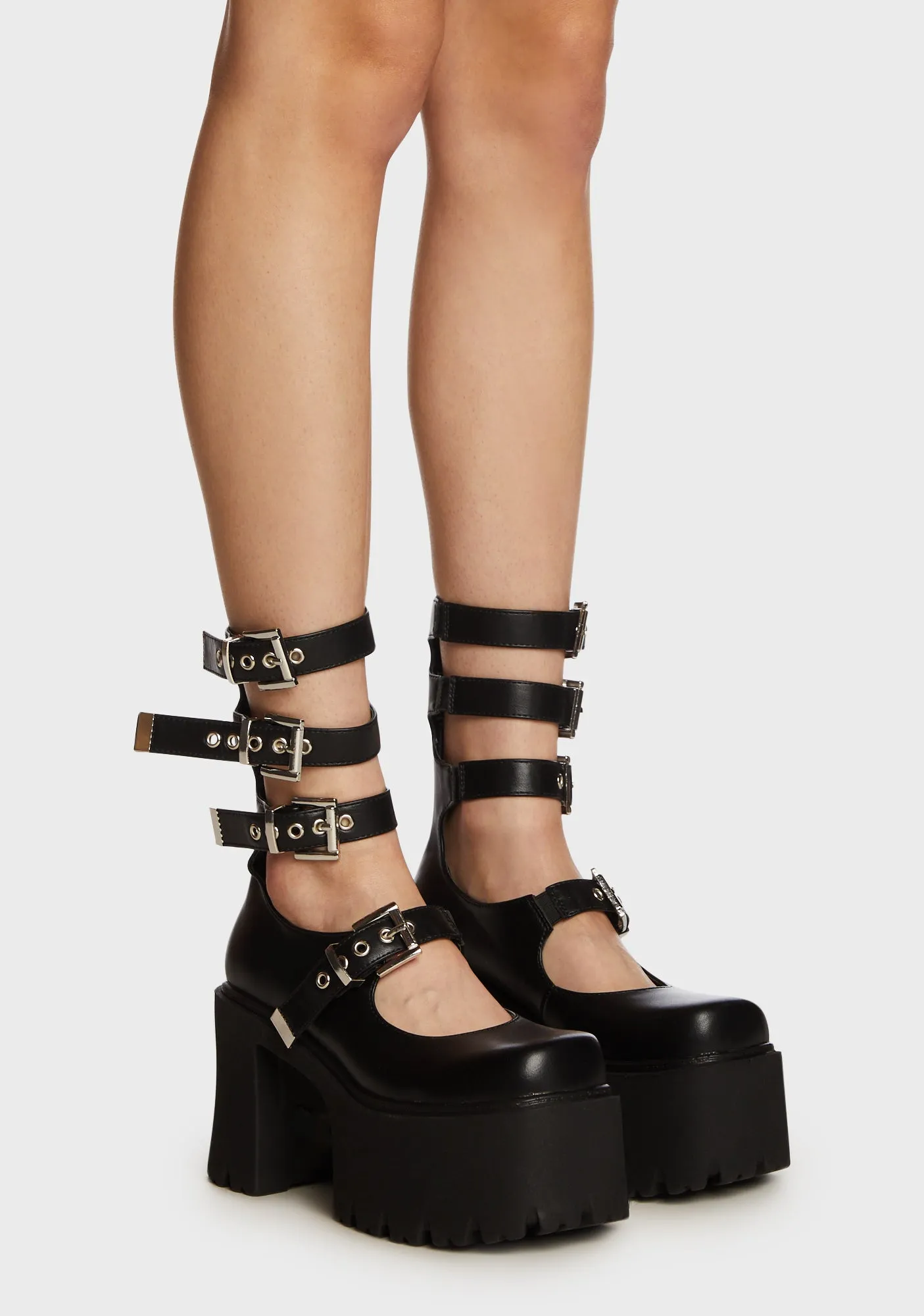 Make Me Platform Mary Janes-