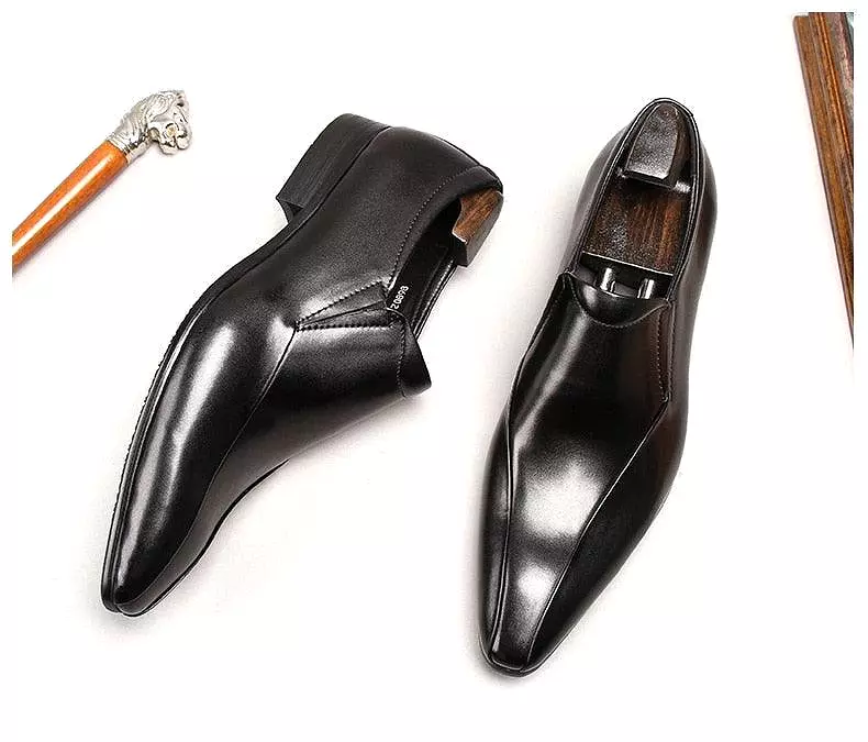 Men  Dress Shoes -  Mussolini Pointed Shoes