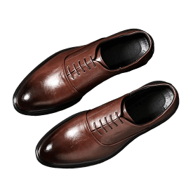 Men  Dress Shoes -  Ronald Leather Oxford Shoes