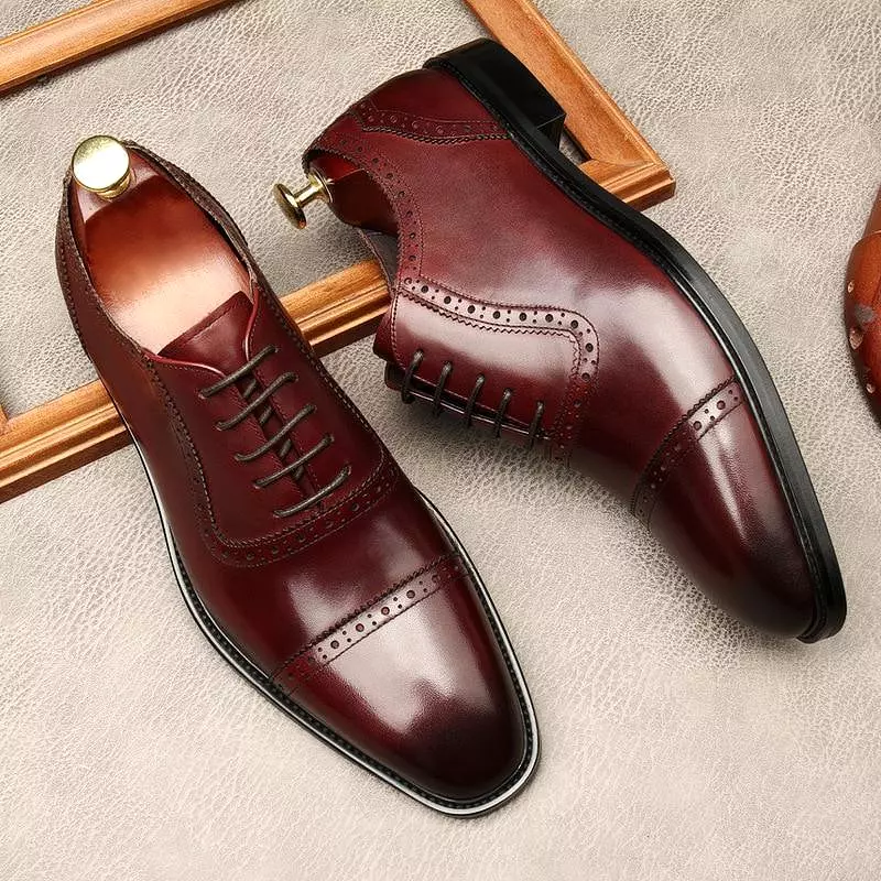 Men  Dress Shoes -  Russo Luxurious Oxford Shoes