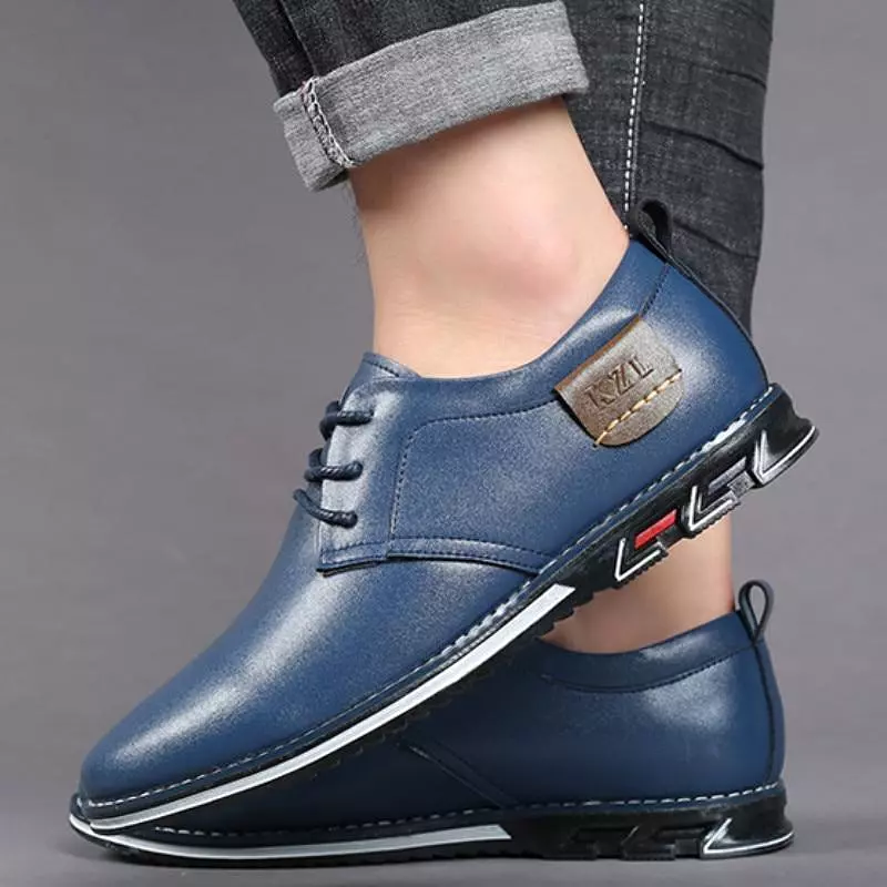 Men Oxfords Leather Sneakers