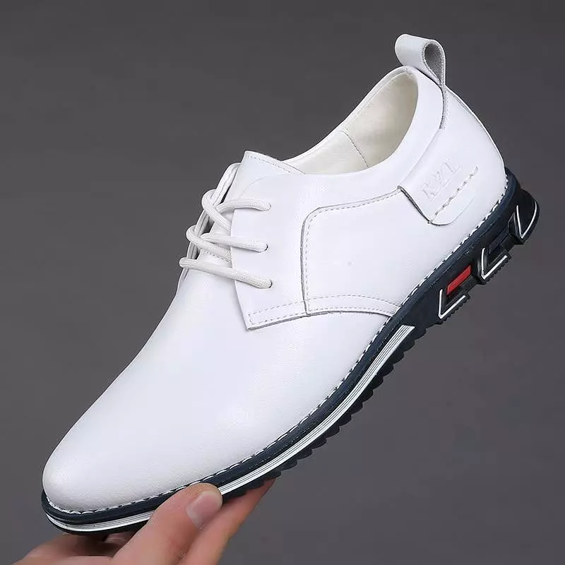 Men Oxfords Leather Sneakers