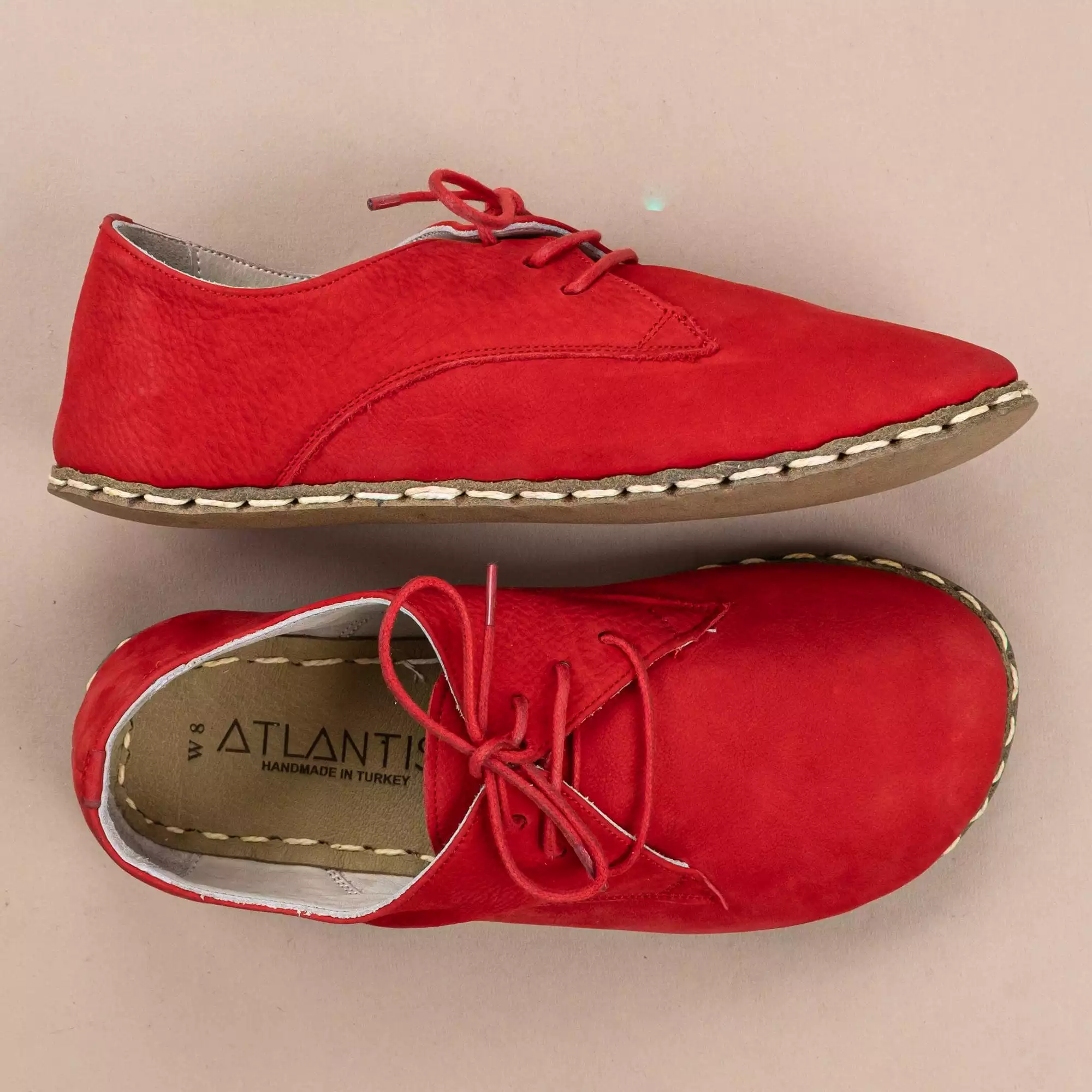 Men's Red Oxfords