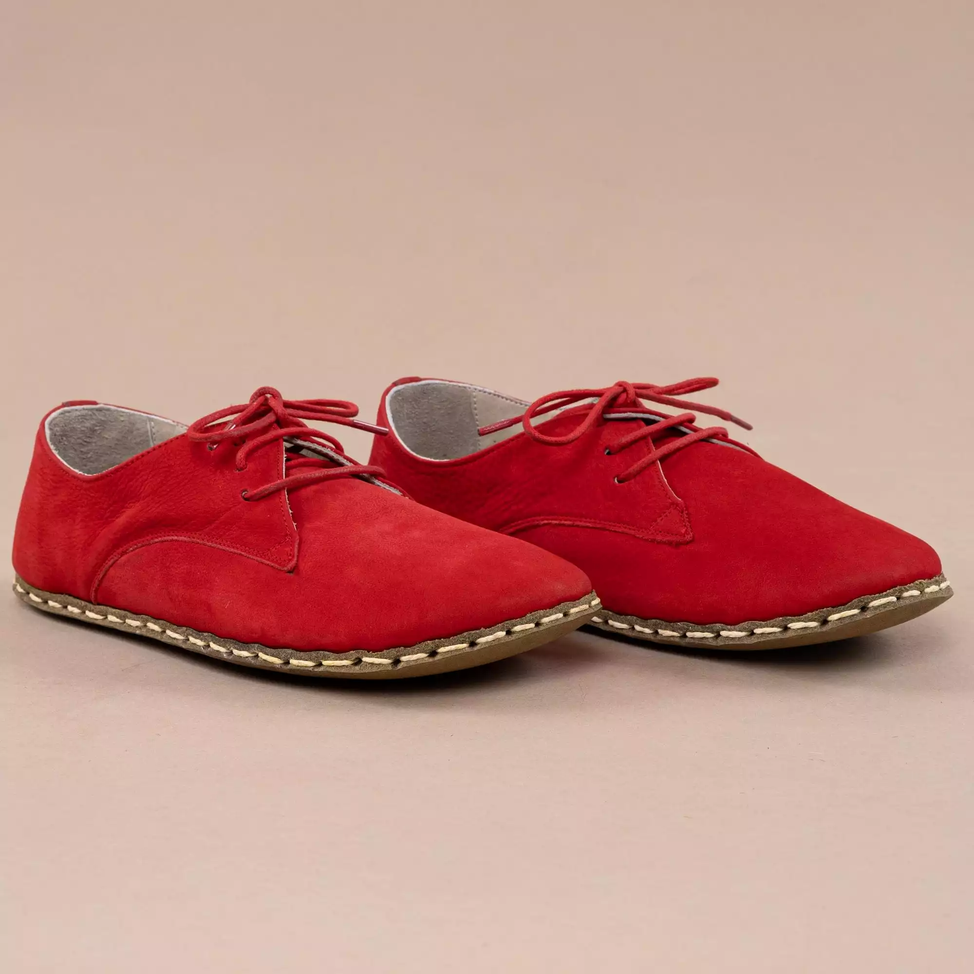 Men's Red Oxfords