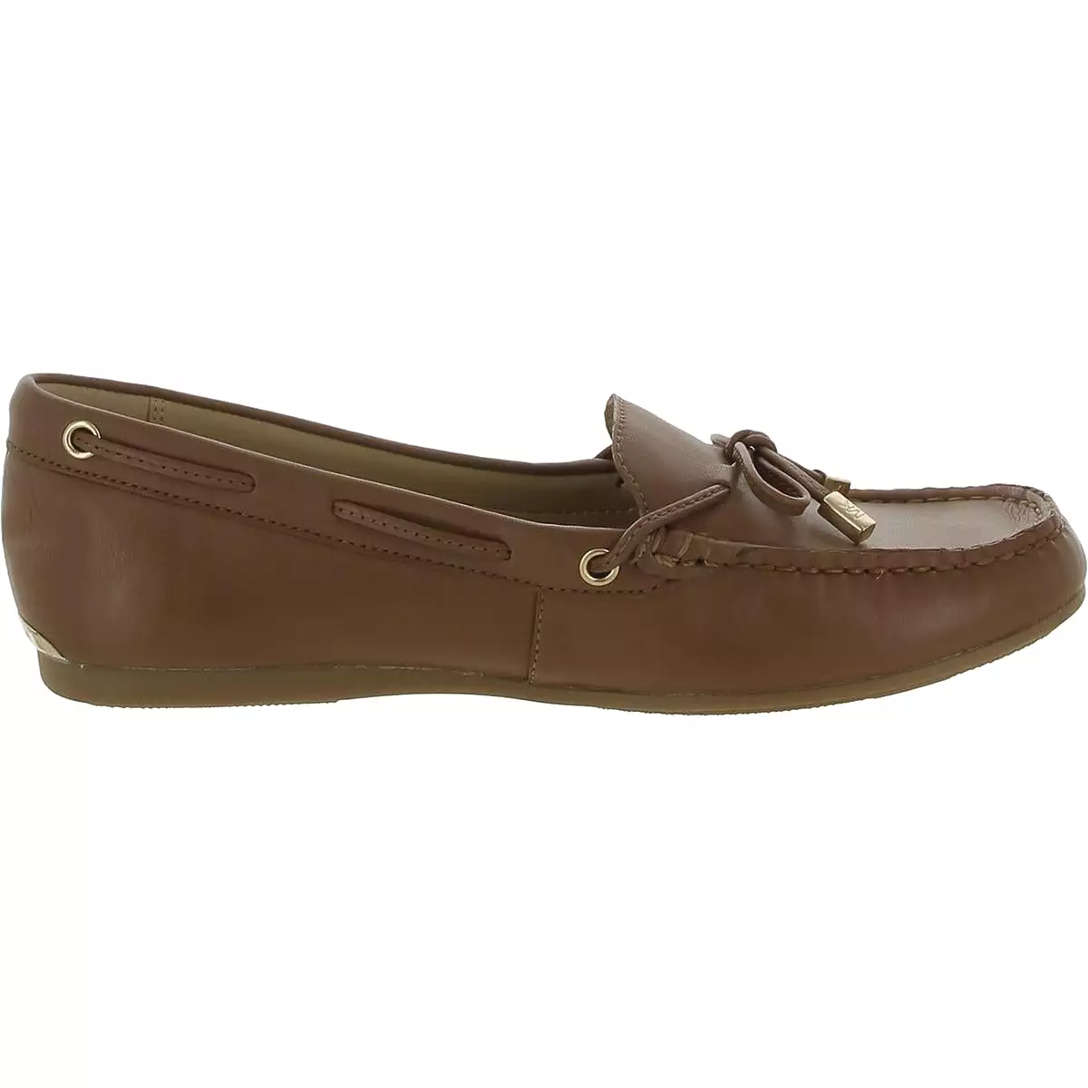 MICHAEL Michael Kors Womens Leather Slip On Loafers