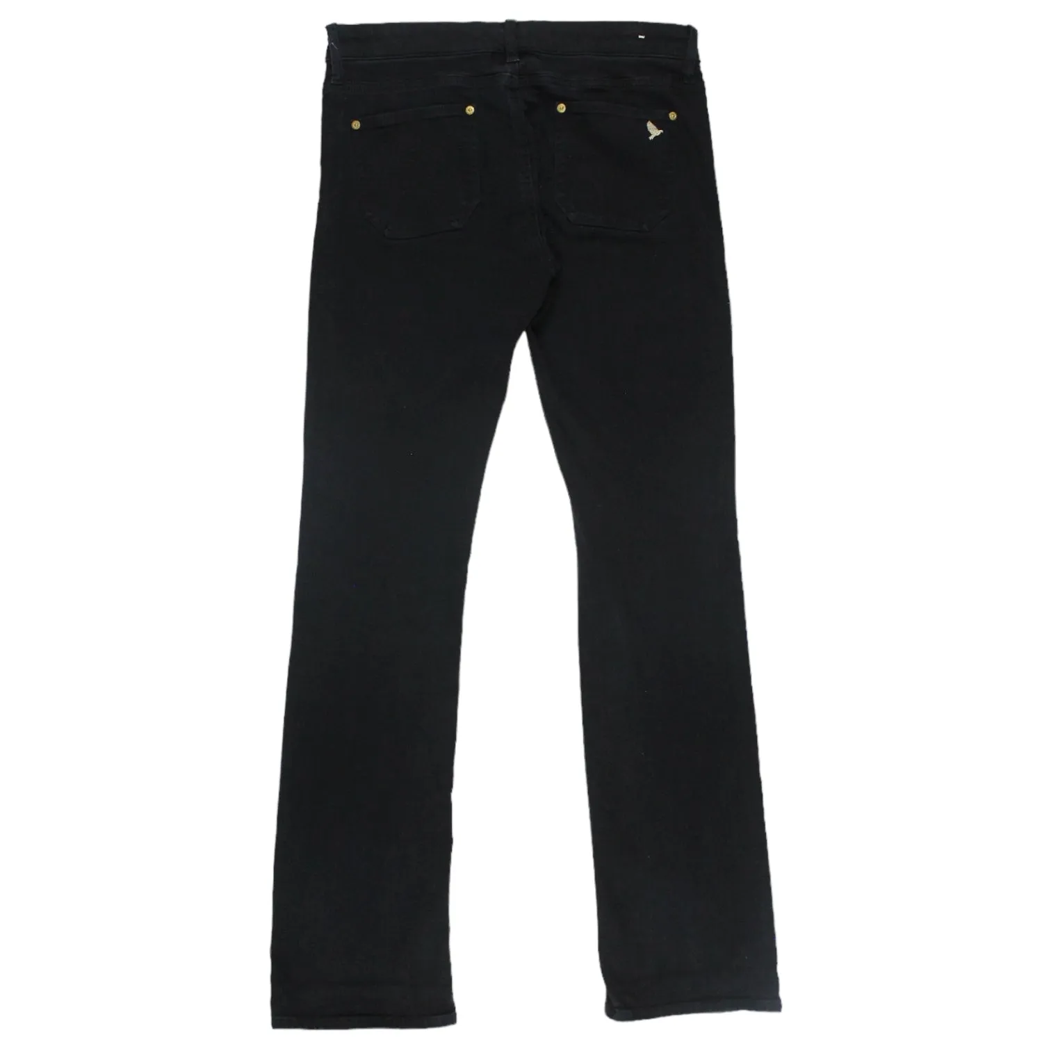 MIH Jeans Black Mid Rise Subtle Boot Cut