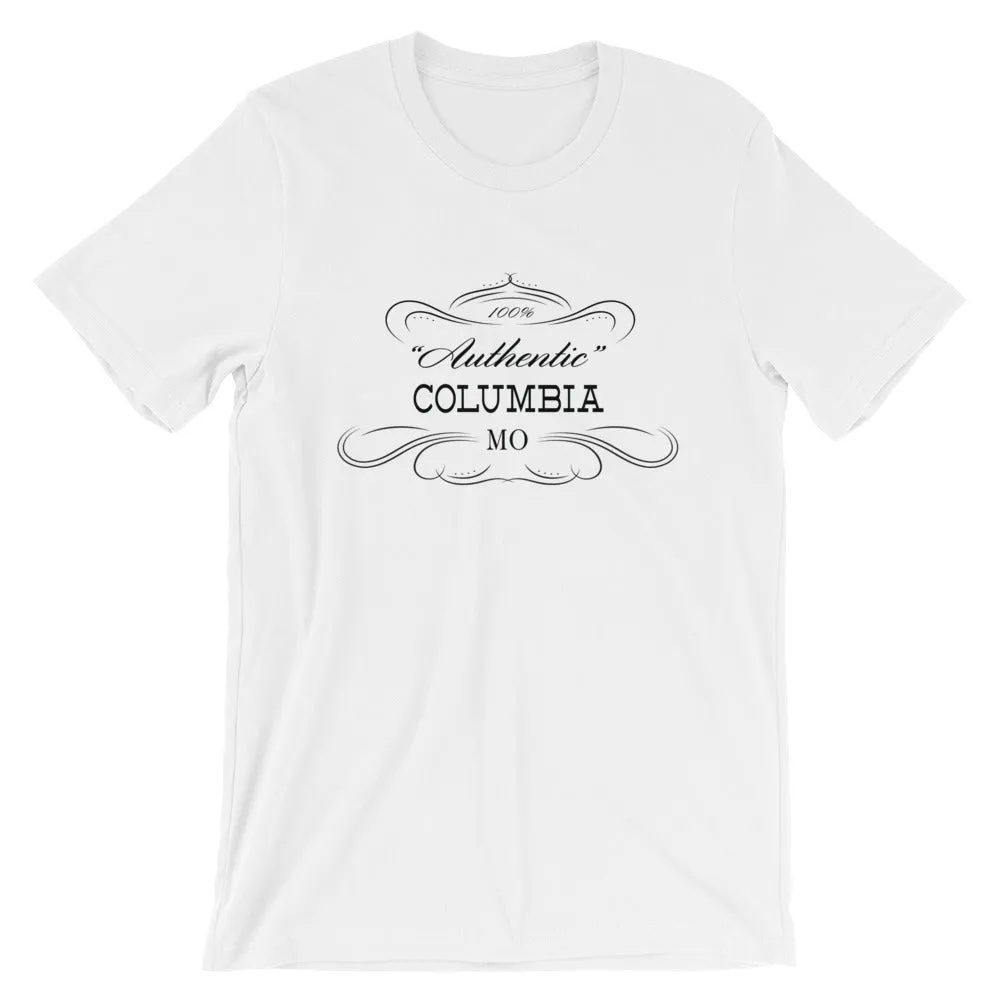 Missouri - Columbia Mo - Short-Sleeve Unisex T-Shirt - Authentic