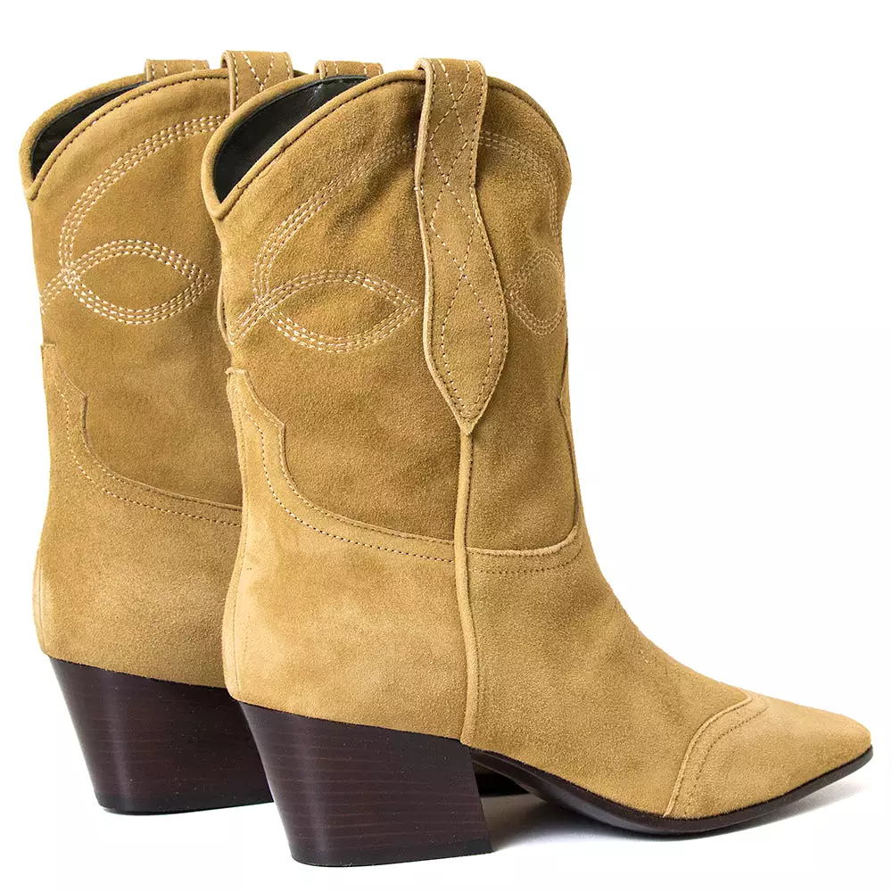 Mubina Women's Suede Western Boot