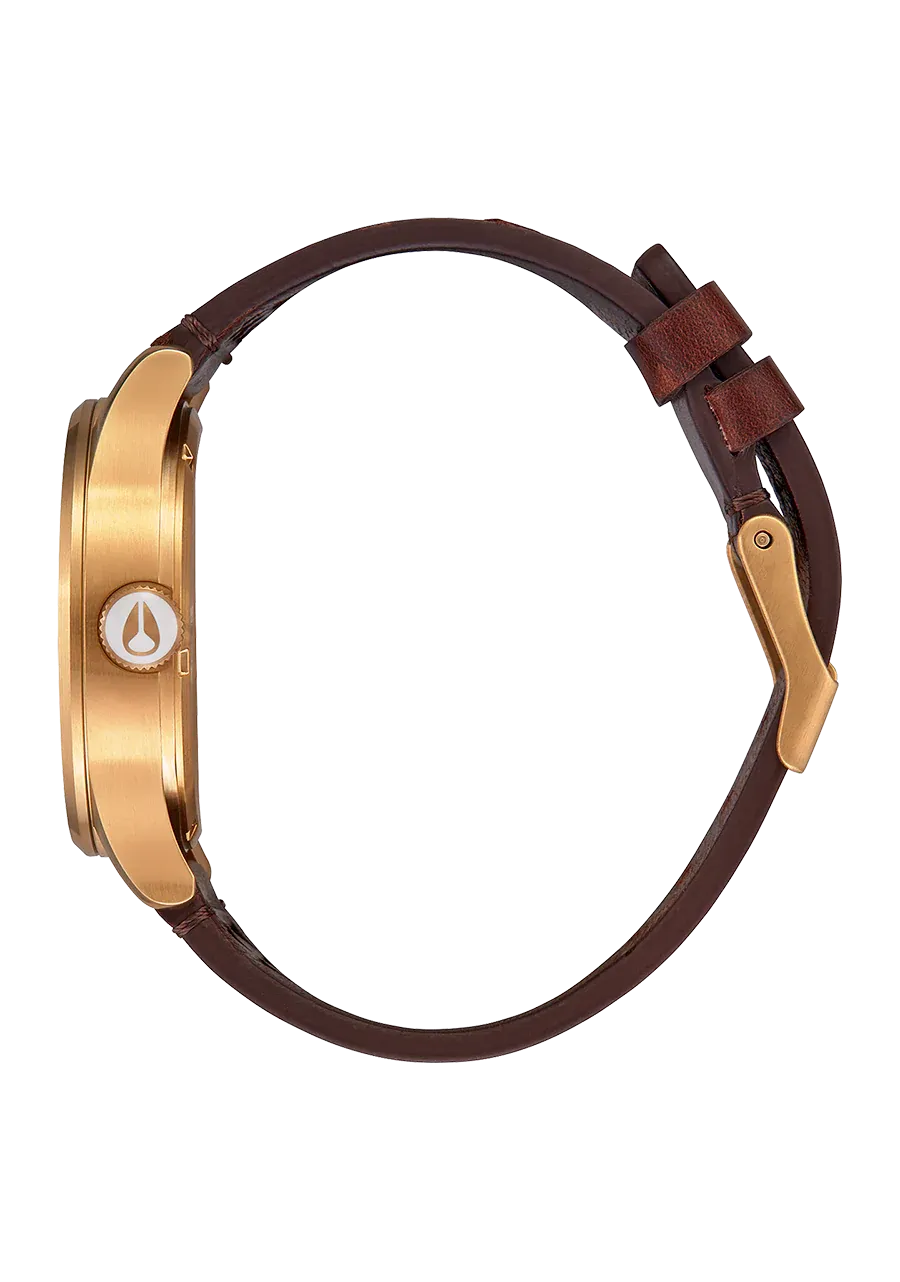 Nixon - Sentry Leather Gold / Indigo/ Brown