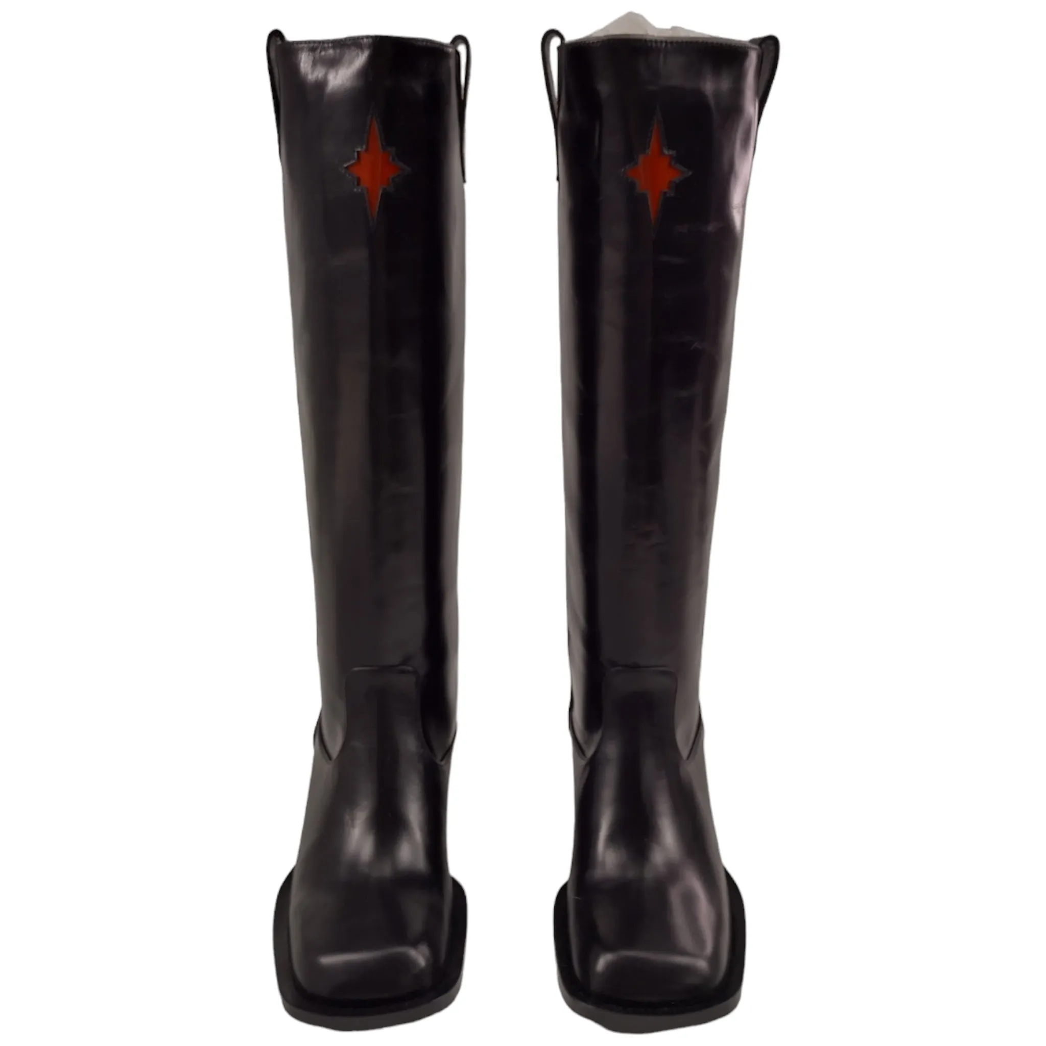 Nodaleto Black Knee High Stella Boot