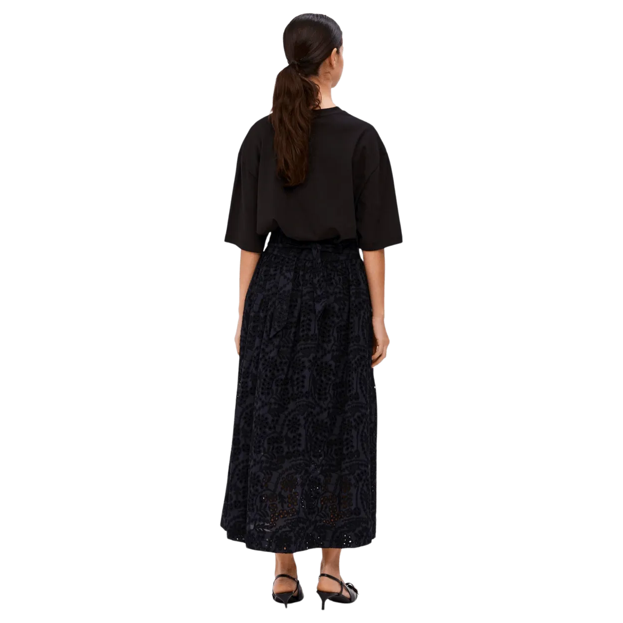 Object Broderie Anglaise Maxi Skirt