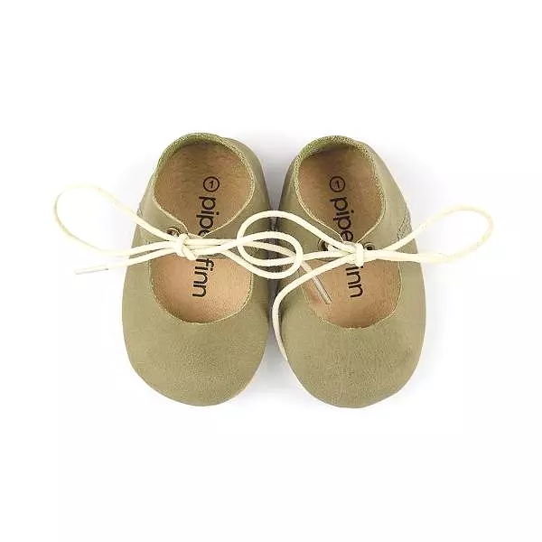 Olive - Lace-Up Mary Jane - Soft Sole