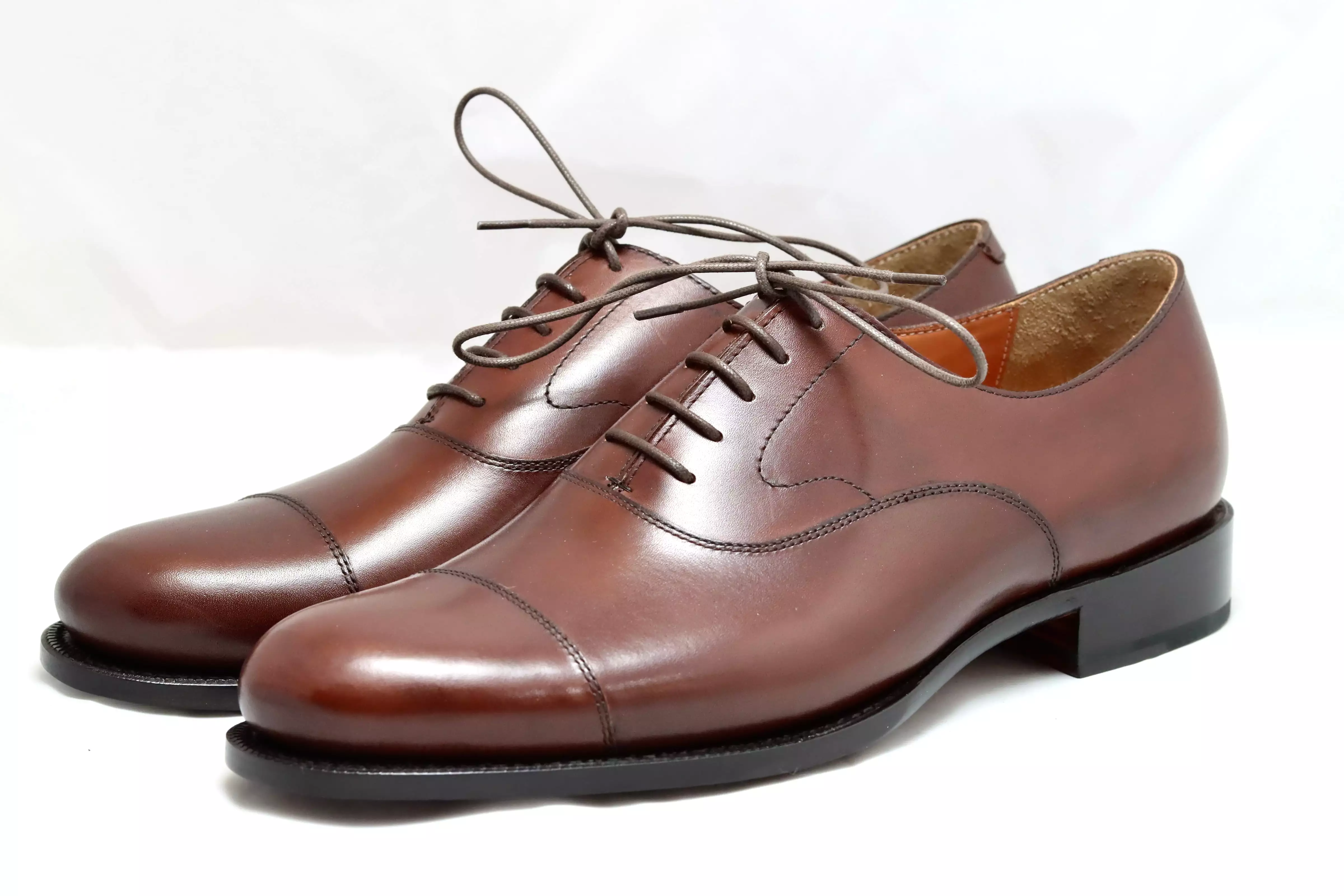 Oxford toecap |  brown | Calf | wide fit