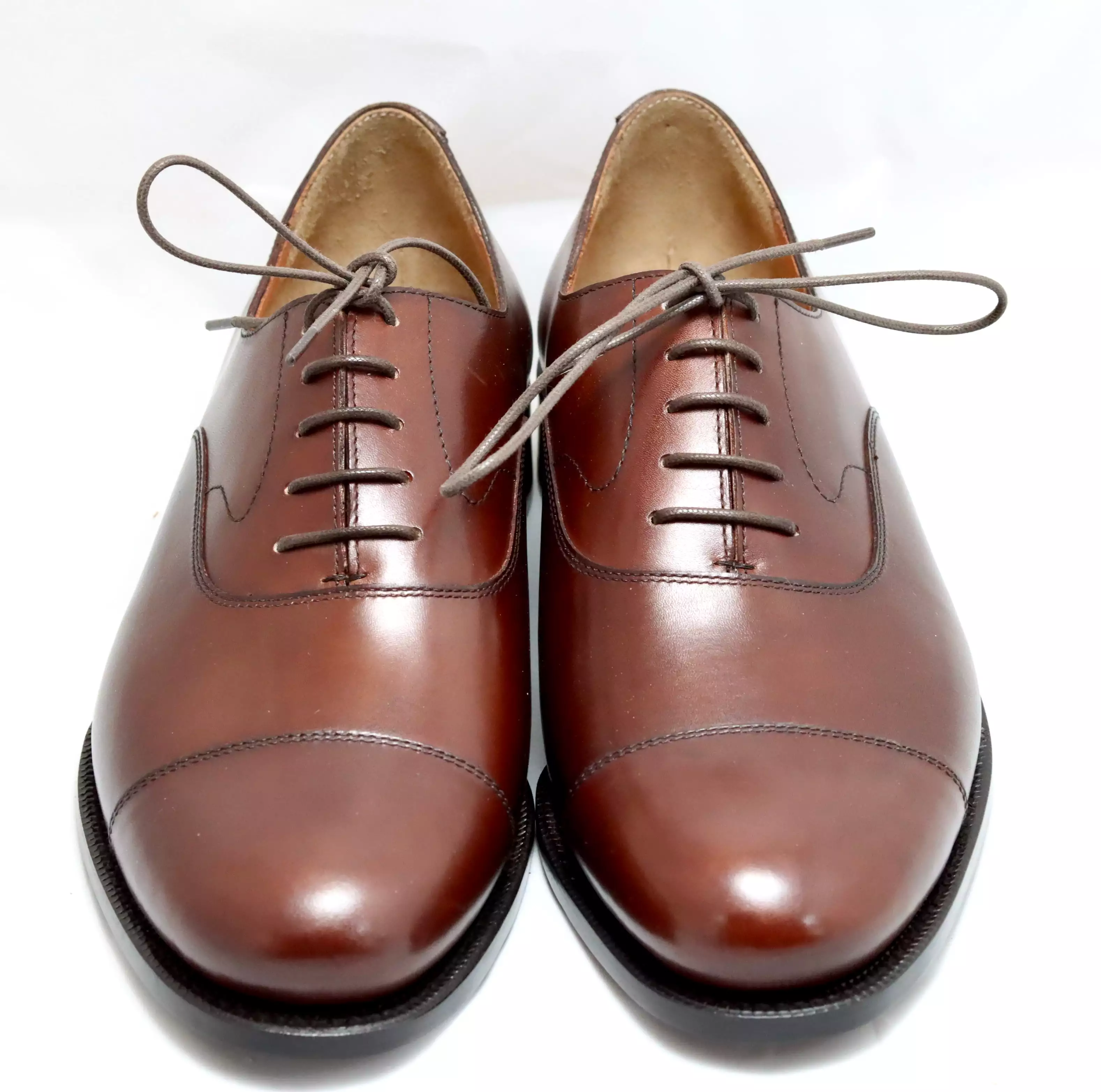 Oxford toecap |  brown | Calf | wide fit