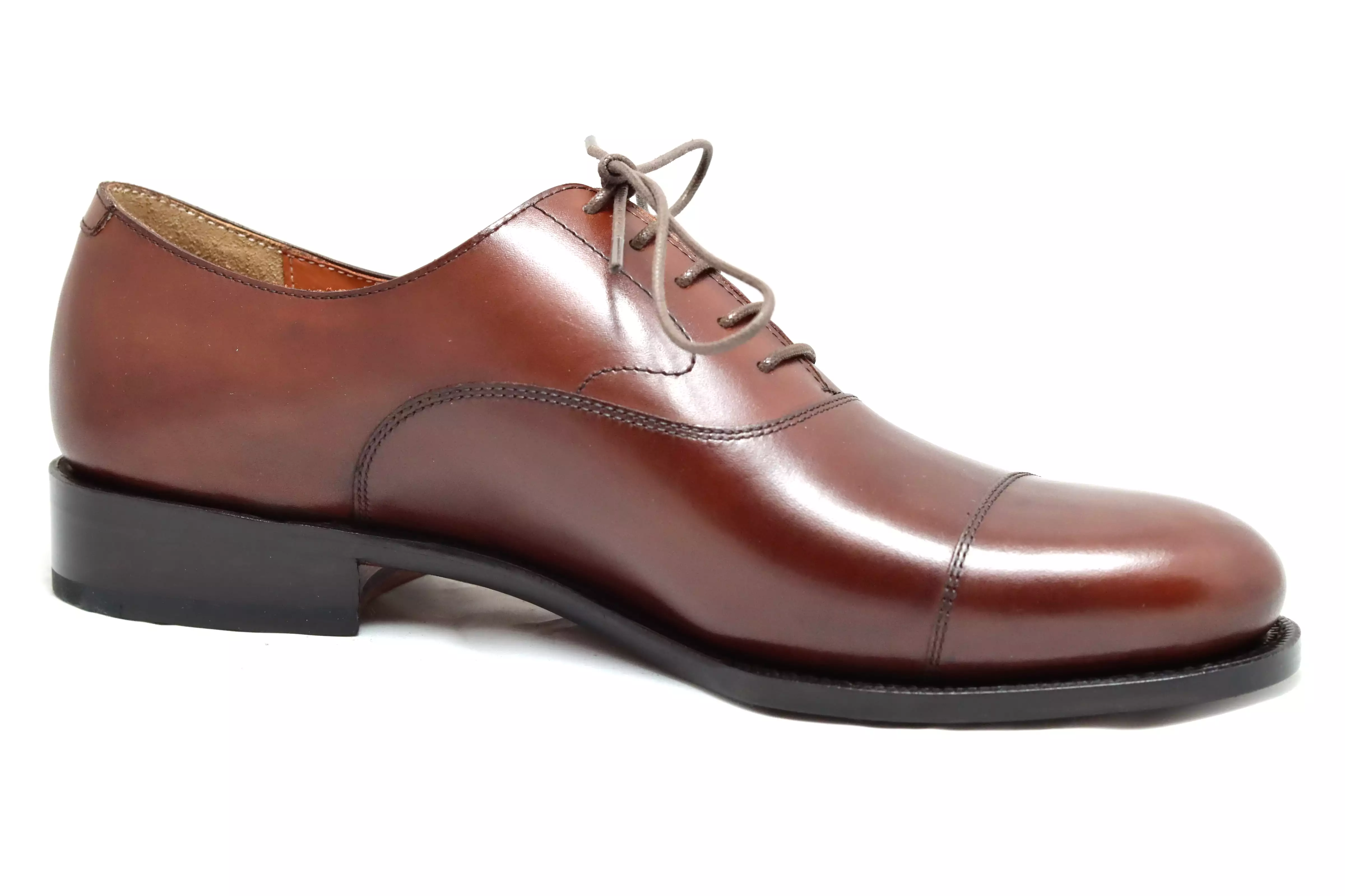 Oxford toecap |  brown | Calf | wide fit