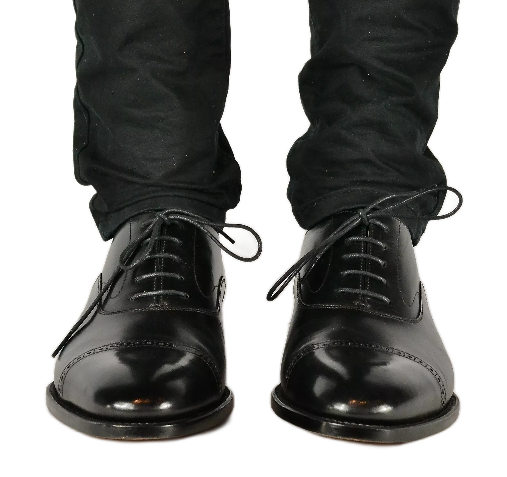 Oxford toecap brogue |  Black  | Calf