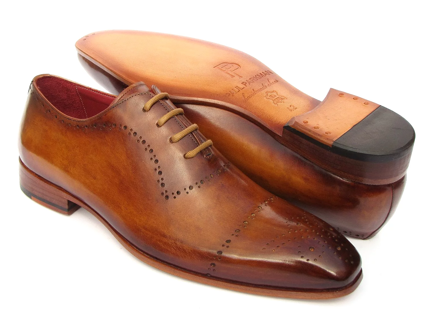 Paul Parkman Light Brown Classic Brogues