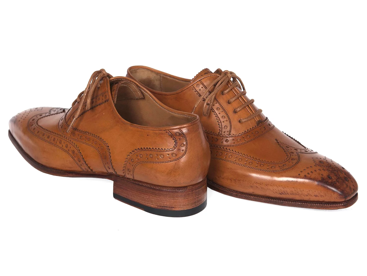 Paul Parkman Wingtip Oxfords Cognac