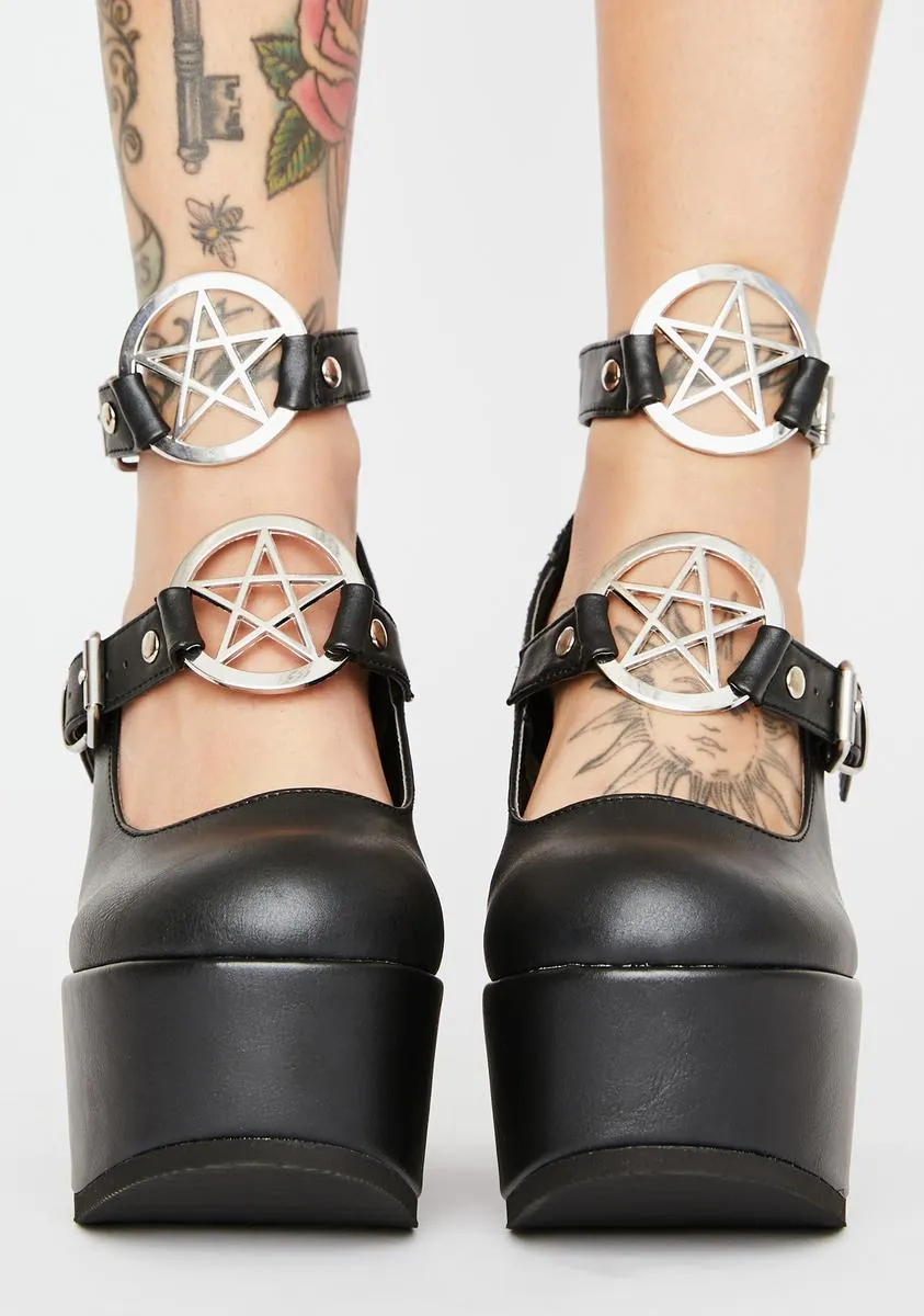 Penta Poison Platform Mary Janes-