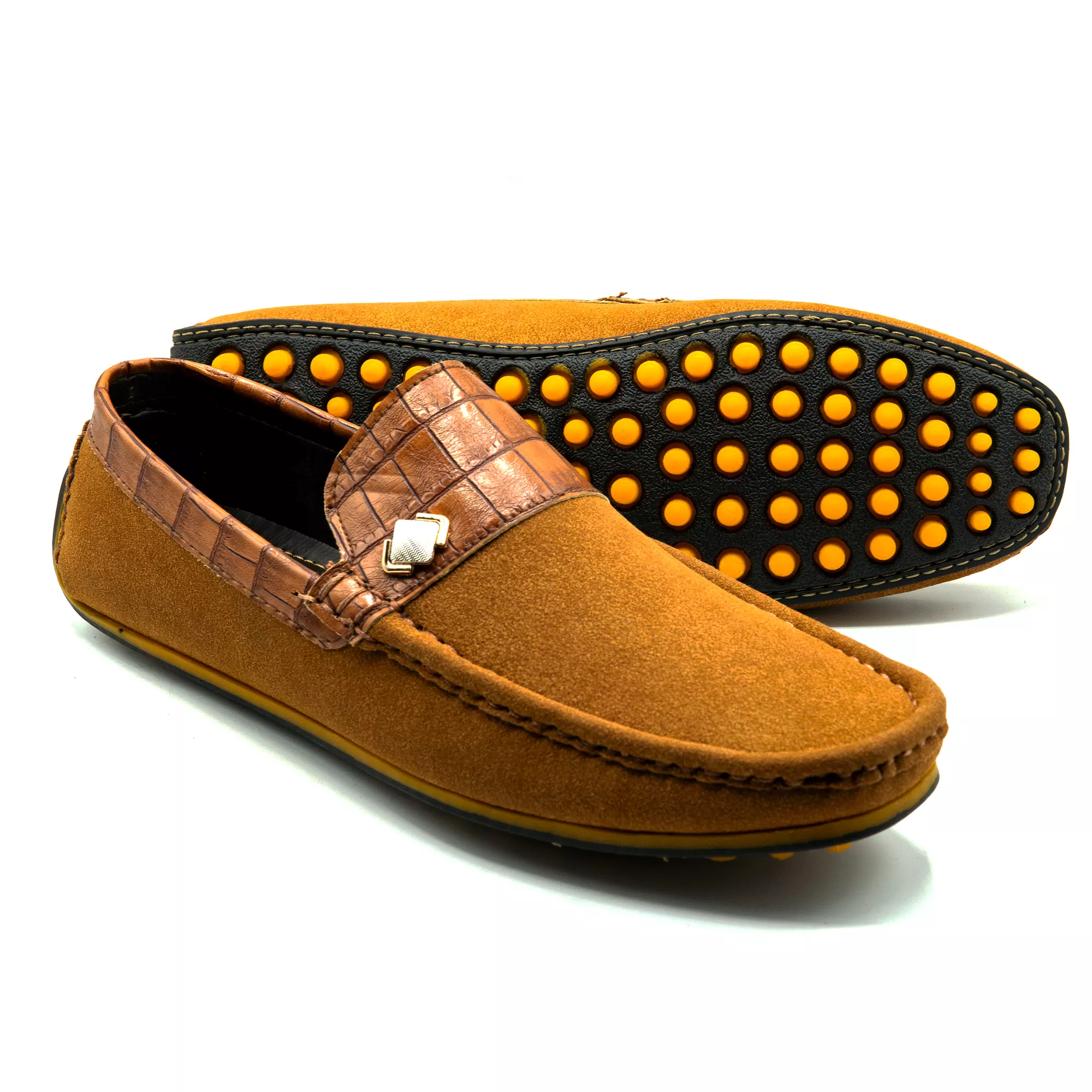 Premium PU Leather Dual Toned Moccasins