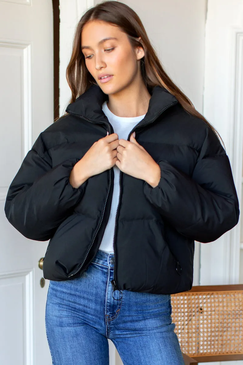 Puffer Jacket - Black