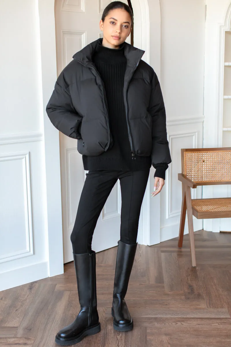 Puffer Jacket - Black