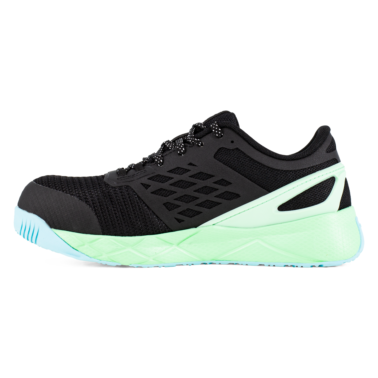 'Reebok' Women's Nanoflex EH Comp Toe - Black / Seafoam Green / White