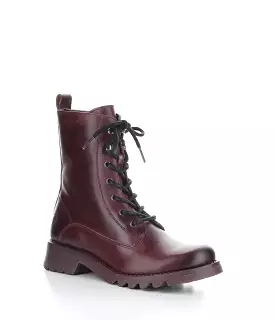 REID893FLY 001 PURPLE Lace-up Boots