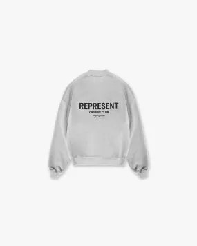 Represent Owners Club Sweater - Ash Grey