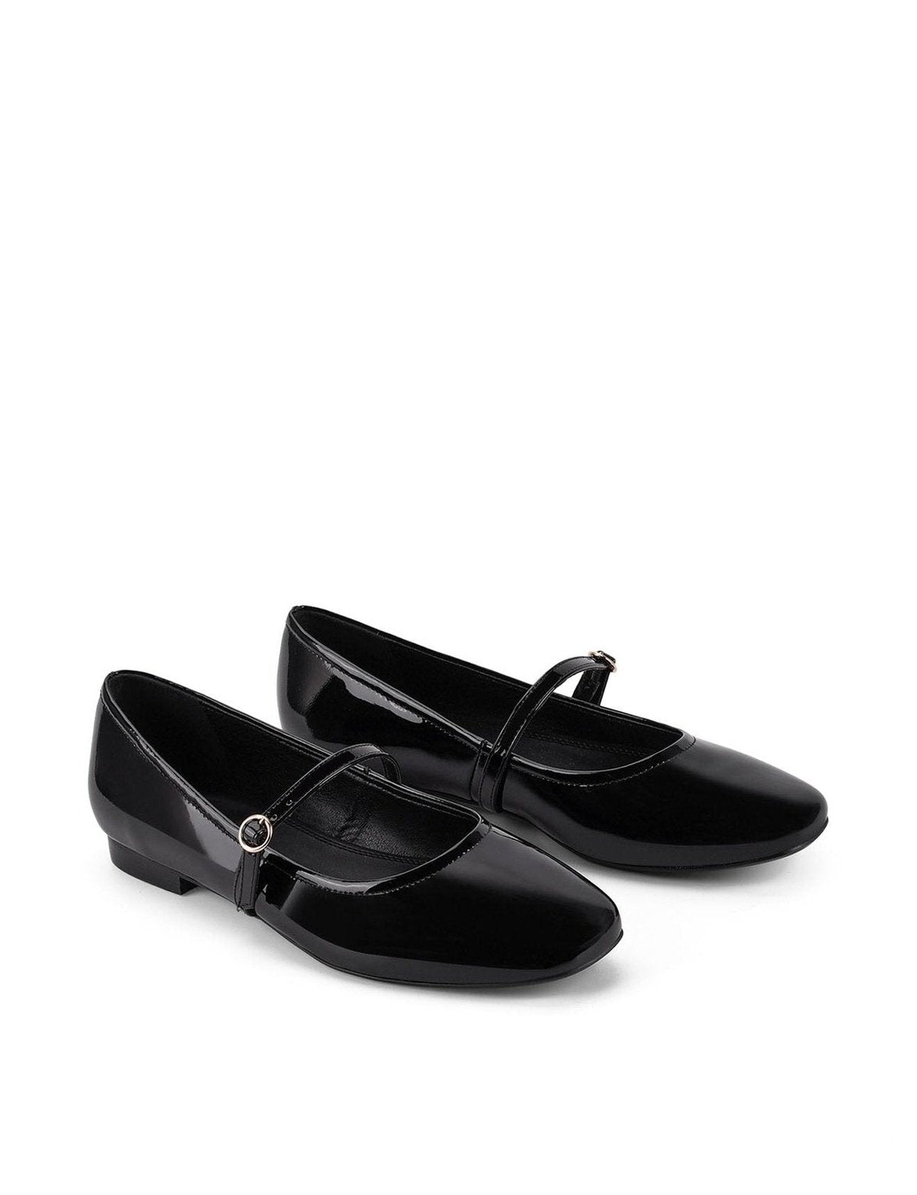 Rey Mary Jane Ballet - Black Patent Leather