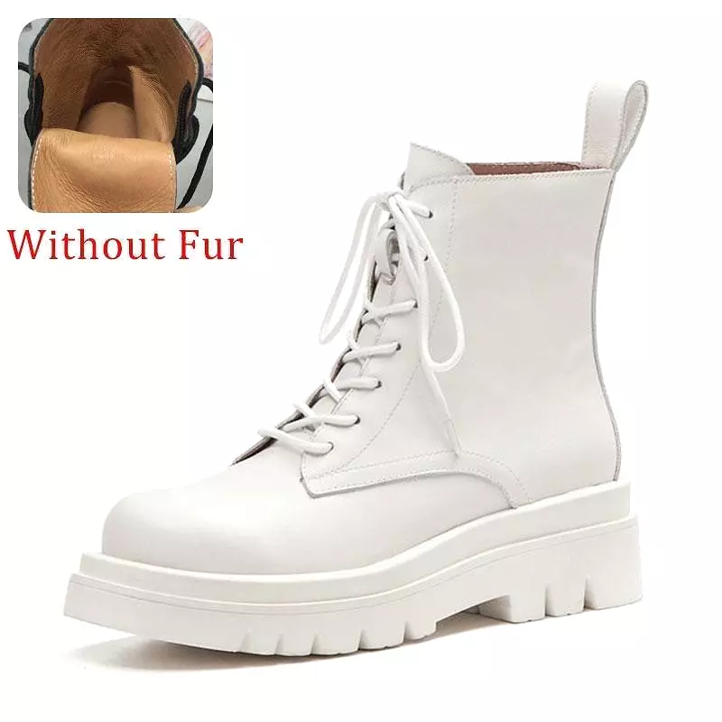 Robina Leather Winter Boots For Women