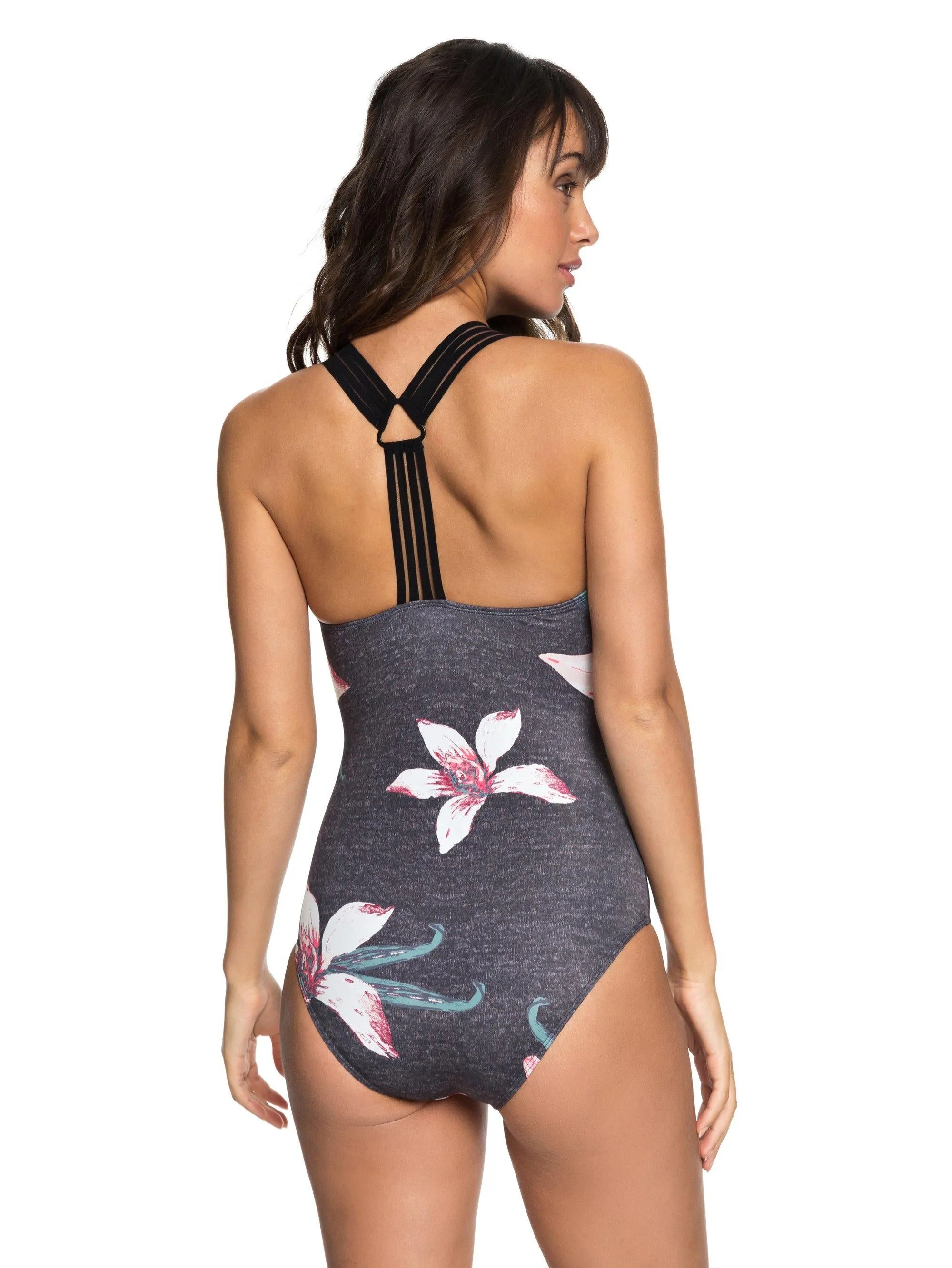 Roxy Fitness Sporty One-Piece Swimsuit -  Women's