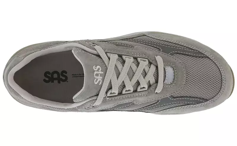 SAS Men's Journey Mesh Lace Up Sneaker - Gray