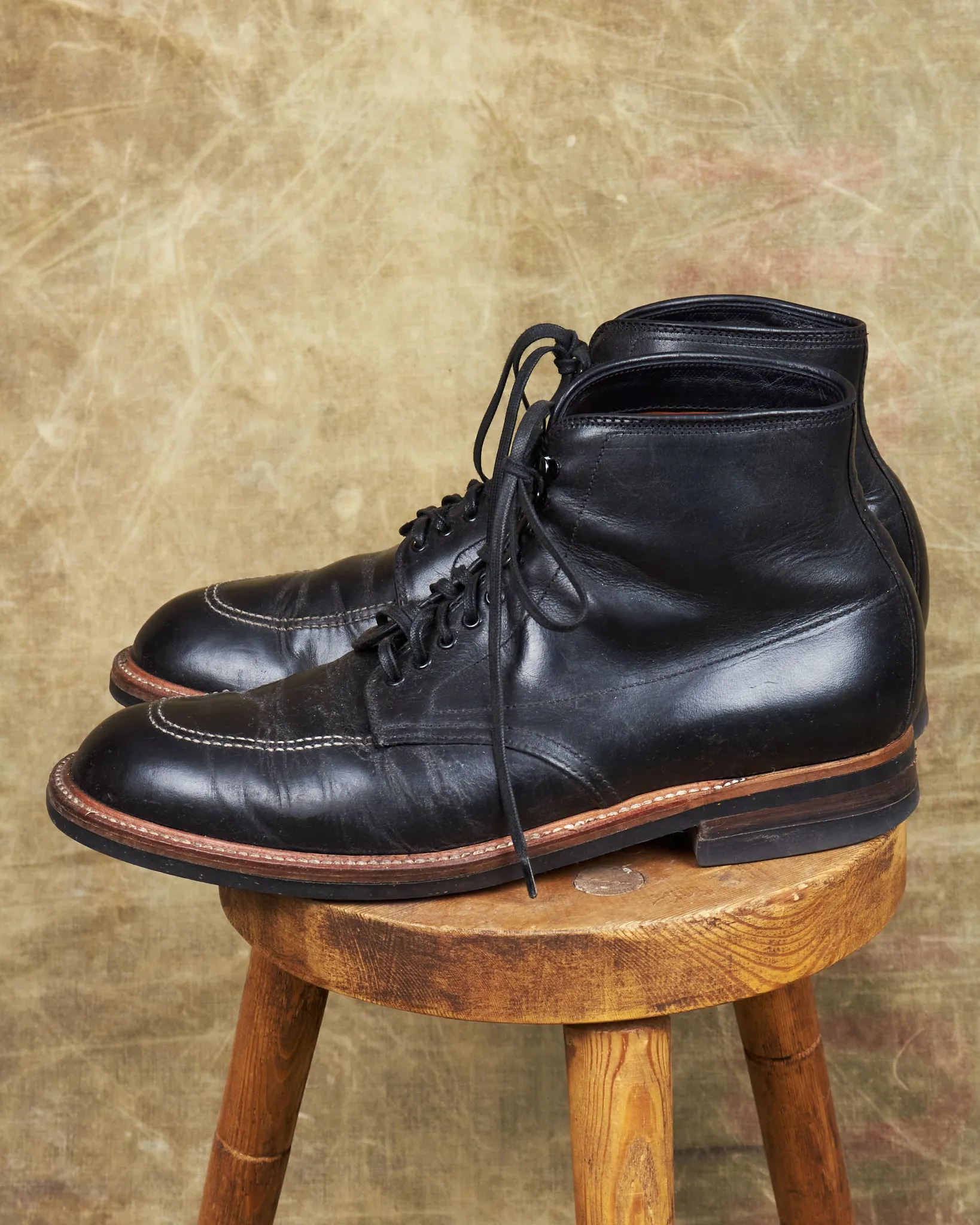 Second Hand Alden Indy Boot 401 Black Size US 10