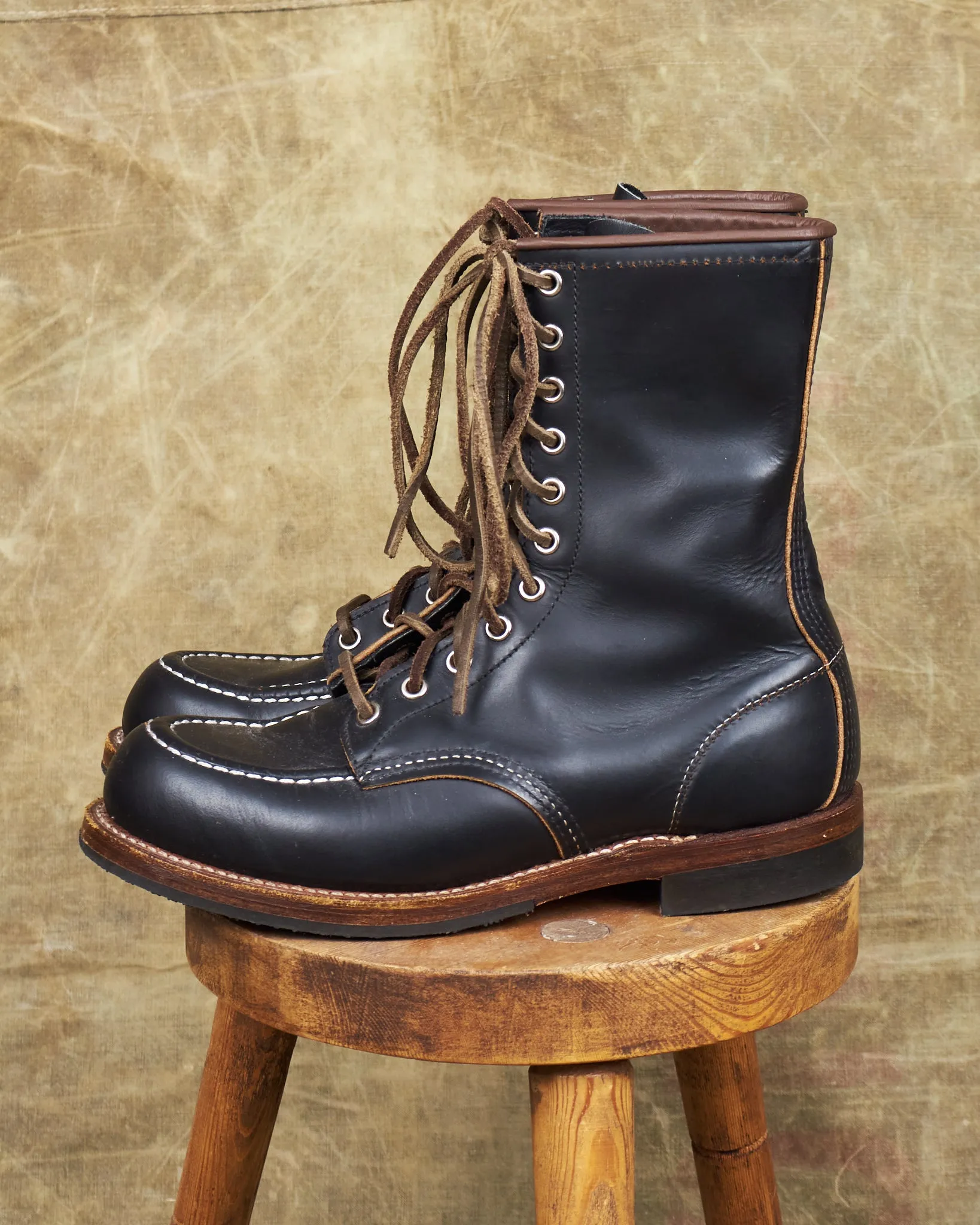 Second Hand Red Wing Shoes 2015 Huntsman Boot Black Klondike US 8