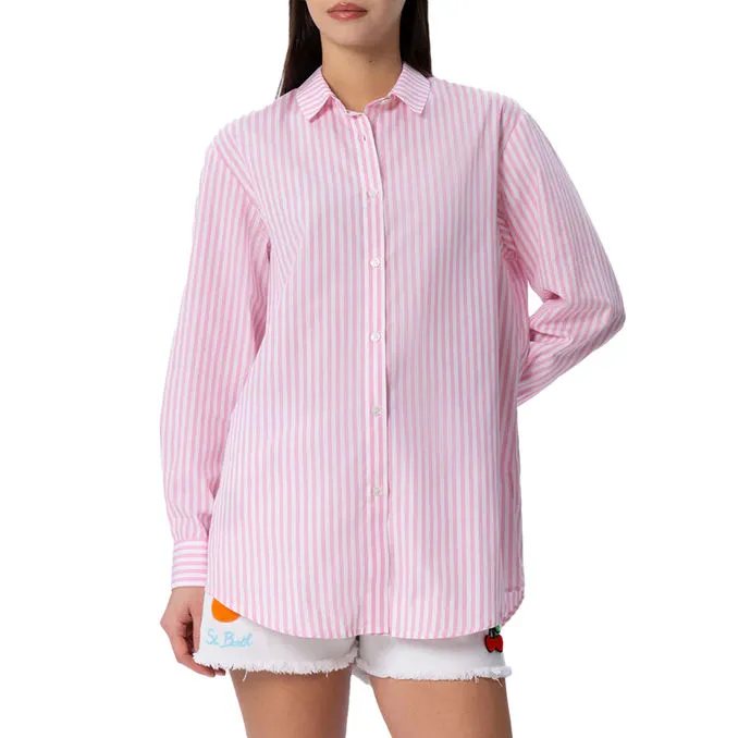 SHIRT BRIGITTE Woman Cotton Stripes 