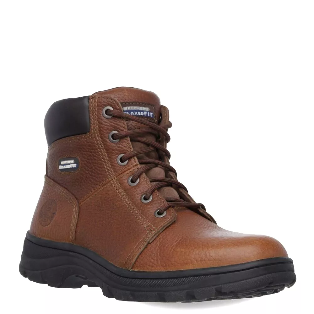 'Skechers' Men's Work Relaxed Fit: Workshire-Condor EH Soft Toe - Brown