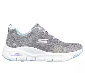 'Skechers' Women's Arch Fit-Comfy Wave - Charcoal / Lavender