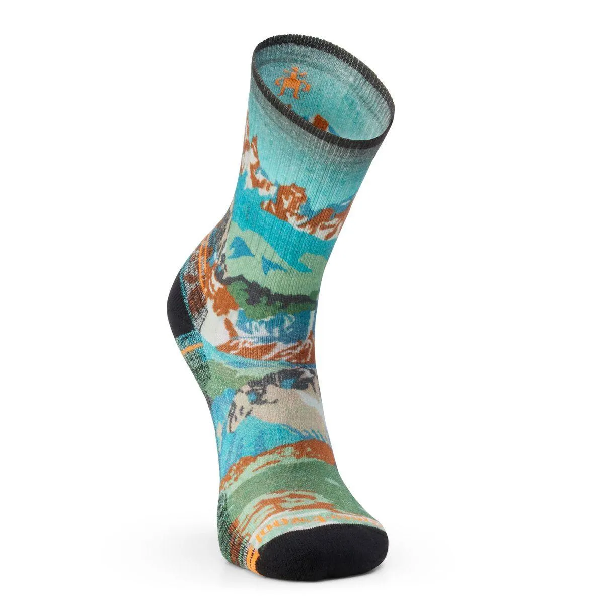 Smartwool - Hike Light Cushion Alpine Trail Print Crew Socks