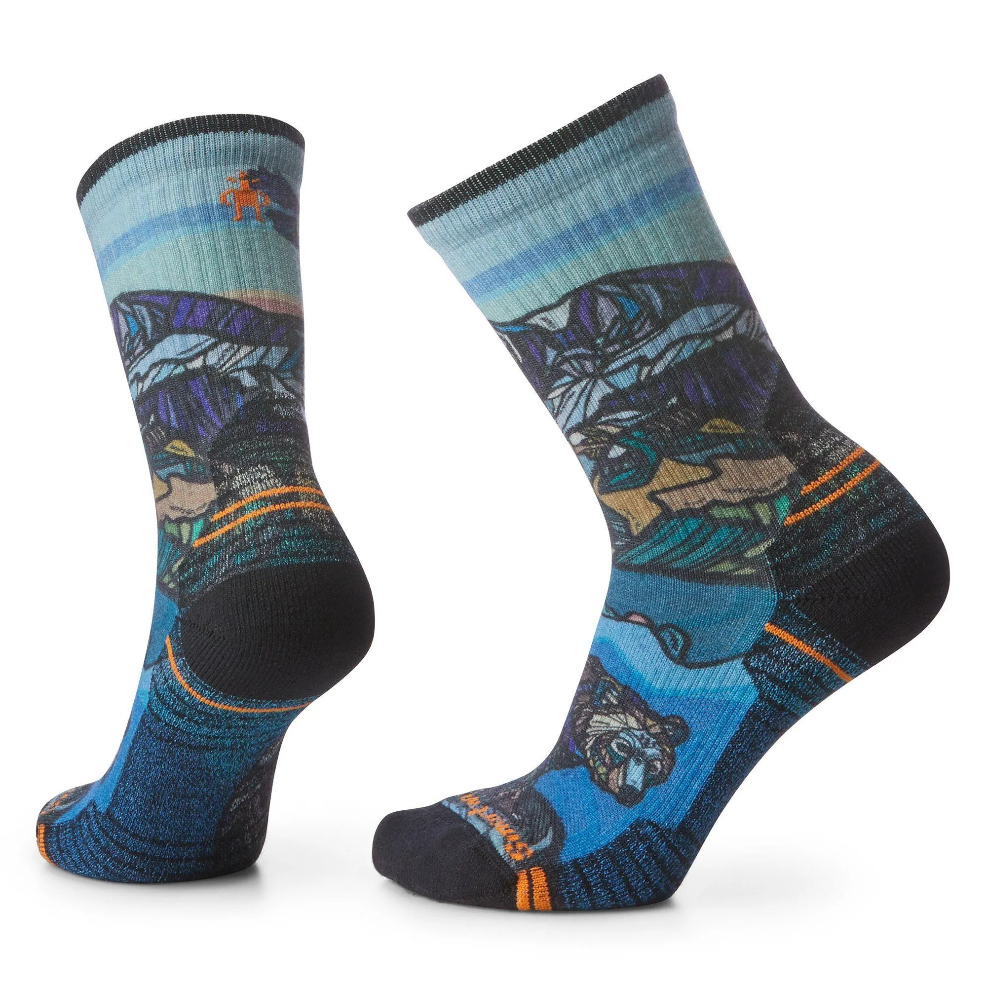 Smartwool - Women's Hike Light Cushion Icy Range Print Crew Socks