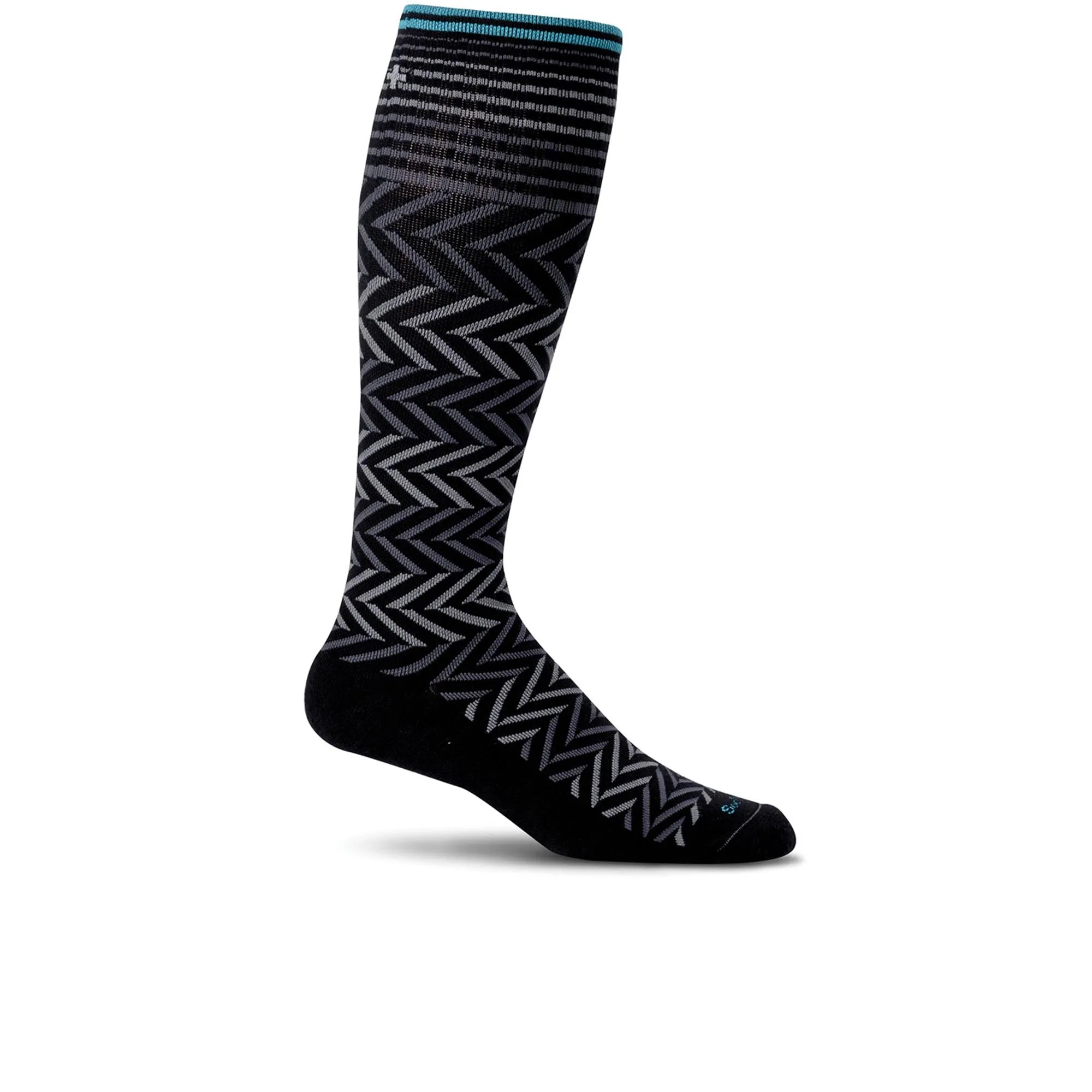 Sockwell Womens Chevron Black