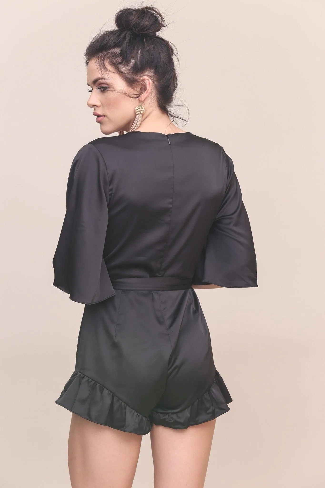 Soiree Satin Romper - FINAL SALE