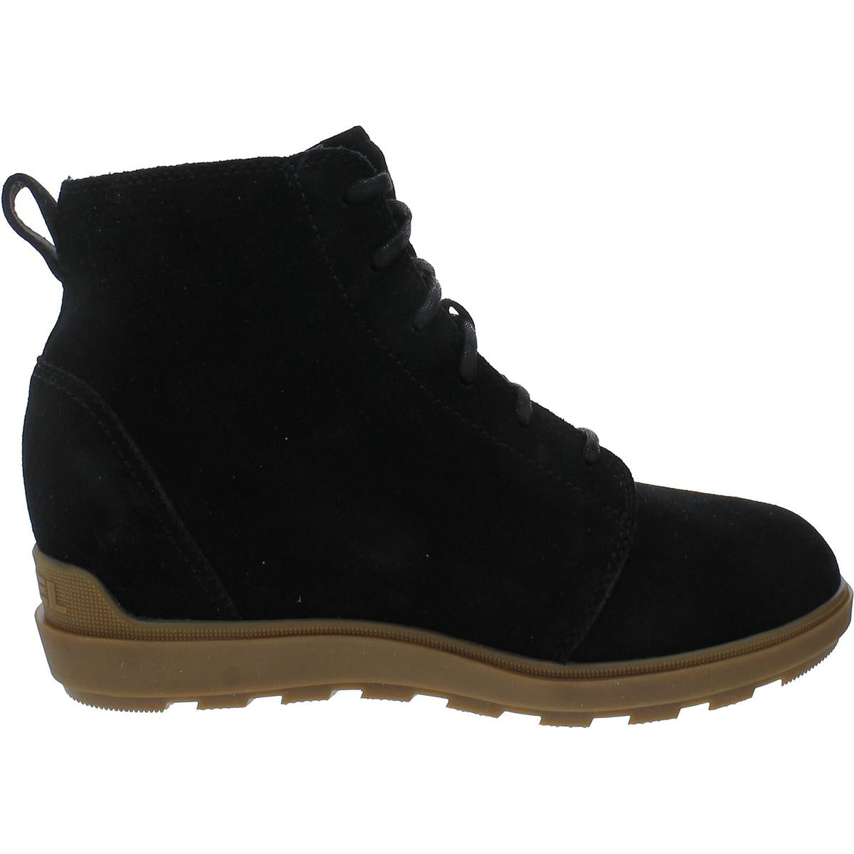 Sorel Womens Suede Lace-Up Booties