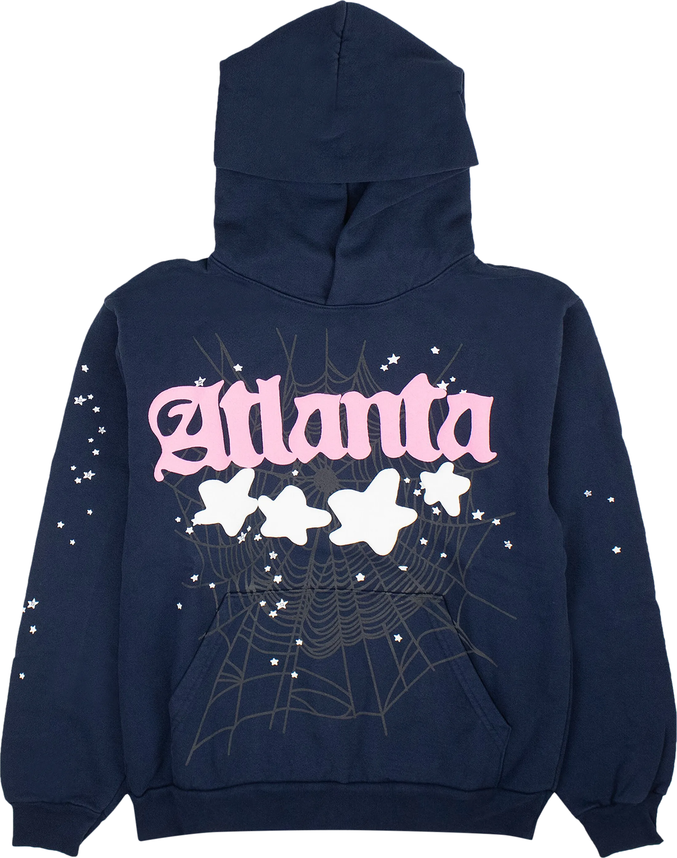 Sp5der Atlanta Hoodie Navy