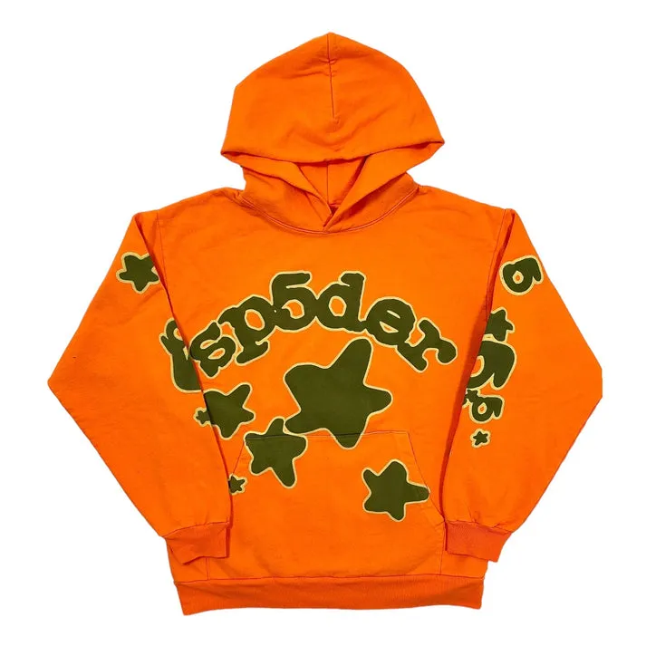 Sp5der - Beluga Hoodie - Orange