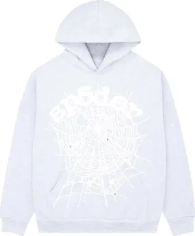 Sp5der Hoodie Grey/White