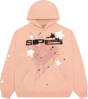 Sp5der Hoodie Peach