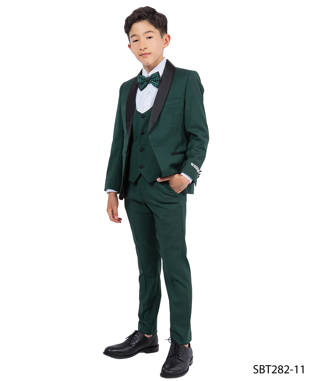 Stacy Adams Green 5 pc Tuxedo