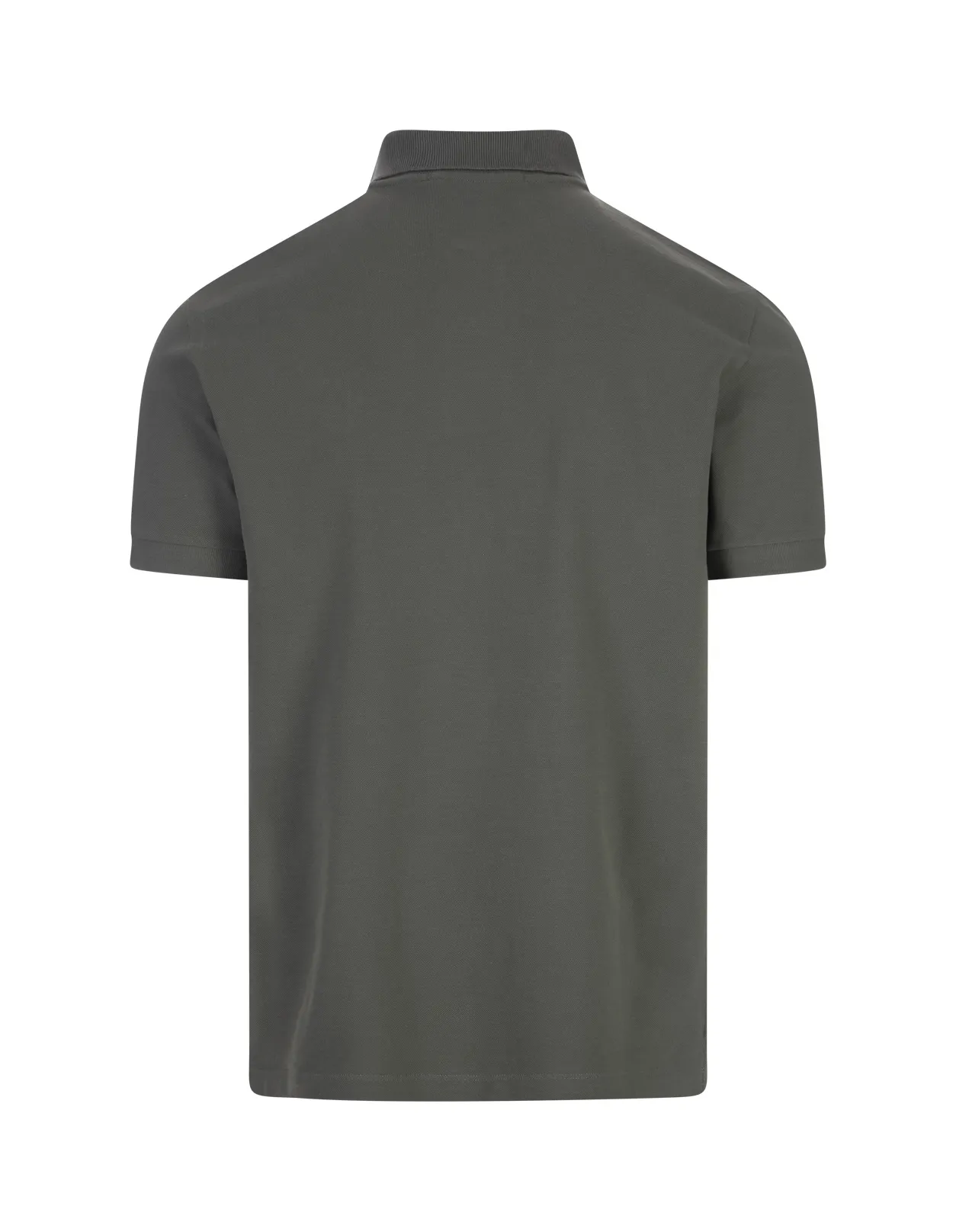 STONE ISLAND Green Piqu? Slim Fit Polo Shirt